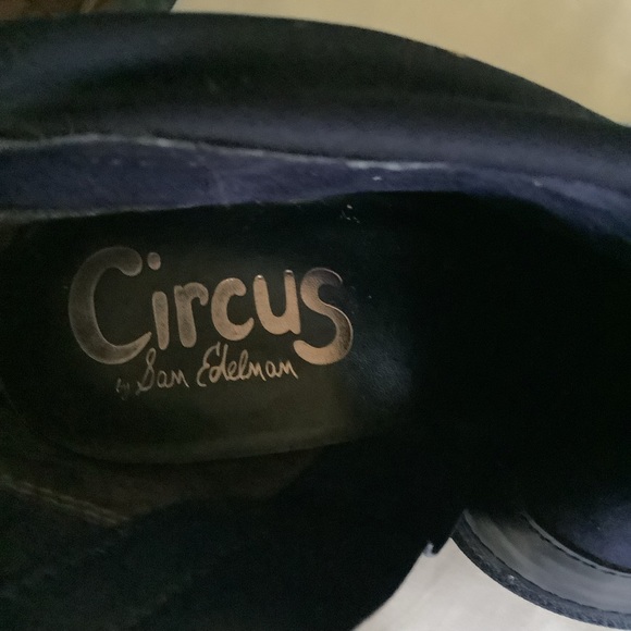 NWOT Sam Edelman Circus Navy Boots - Picture 2 of 10